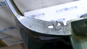 Bare rear bumper for Toyota Prius V 12-17 without lip, green, scratches, dents, cracks