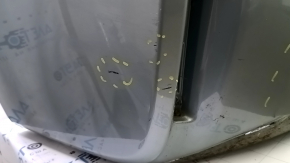 Bare rear bumper for Toyota Prius V 12-17 without lip, green, scratches, dents, cracks
