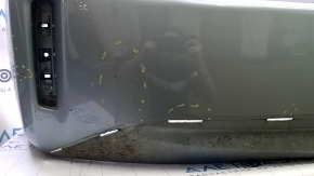 Bare rear bumper for Toyota Prius V 12-17 without lip, green, scratches, dents, cracks