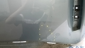 Bare rear bumper for Toyota Prius V 12-17 without lip, green, scratches, dents, cracks
