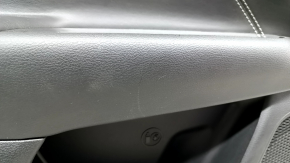 Door trim panel rear left Jeep Compass 22-25 black, insert black leather, scratches, bumps