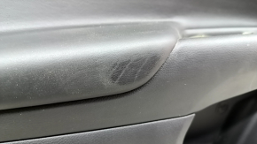 Door trim panel rear left Jeep Compass 22-25 black, insert black leather, scratches, bumps