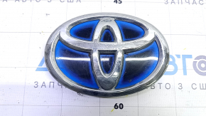 Toyota front bumper emblem badge Toyota Prius V 12-17 sand