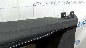 Jeep Compass 22-25 front left door panel, black, black leather insert, whitened plastic, ready for dry cleaning
