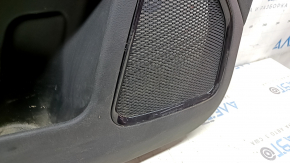 Jeep Compass 22-25 front left door panel, black, black leather insert, whitened plastic, ready for dry cleaning