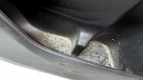 Jeep Compass 22-25 front left door panel, black, black leather insert, whitened plastic, ready for dry cleaning