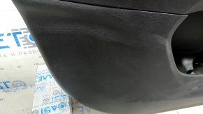 Jeep Compass 22-25 front left door panel, black, black leather insert, whitened plastic, ready for dry cleaning