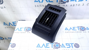 Right dashboard air vent assembly with cup holder for Toyota Prius V 15-17, black