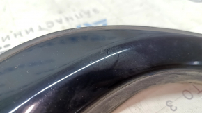 Upper right rear fender molding for a Jeep Compass 19-25, gloss black, broken, broken fasteners
