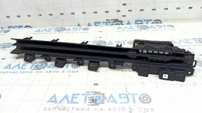 Right dashboard air duct deflector assembly for Jeep Compass 22-25, black, gloss black