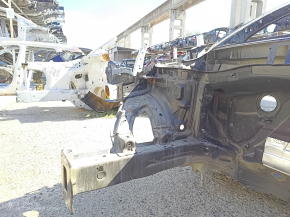 Front right quarter panel of Kia Niro 17-22 HEV, PHEV, on the body, black ABP, dented