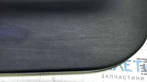 Lower trunk door trim for Toyota Prius V 15-17, black, scratches, worn