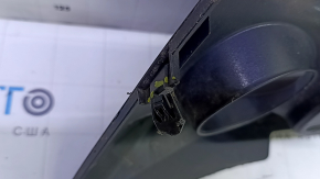 Toyota Prius V 15-17 front bumper lower grille under fog lights, scratches, scuffs, broken fasteners, non-factory holes, dents