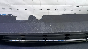 Toyota Prius V 15-17 front bumper lower grille under fog lights, scratches, scuffs, broken fasteners, non-factory holes, dents