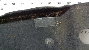 Jeep Compass 22-25 front right floor covering, black, dry cleanable