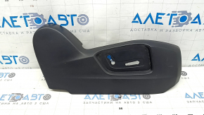 Right side passenger seat trim for Mazda CX-5 19-22, black, electric, worn