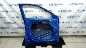Bare front left door Jeep Compass 17-24 blue PBJ, scratches, dented