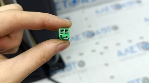 Mazda CX-5 17-23 passenger seat back upholstery, black leather, heated, perforated, dents
