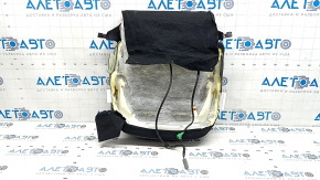 Mazda CX-5 17-23 passenger seat cushion upholstery, black leather, heated, perforated, dented, scratched