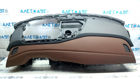 Volkswagen ID.4 21-22 black-brown dashboard with airbag, scuffs, cracks