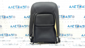 Mazda CX-5 17-23 driver's seat back upholstery, black leather, heated, perforated, dented