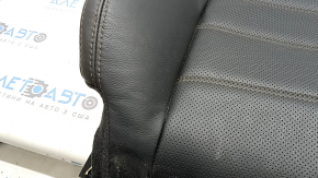 Mazda CX-5 17-23 driver's seat back upholstery, black leather, heated, perforated, dented
