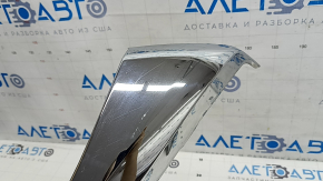 Left Mazda CX-5 22-25 chrome grille molding, broken mount, scratches