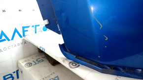Jeep Compass 22-25 rear bumper, bare upper part, without parking sensors, blue PBJ, scratches, broken fasteners