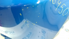 Jeep Compass 22-25 rear bumper, bare upper part, without parking sensors, blue PBJ, scratches, broken fasteners
