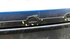 Jeep Compass 22-25 rear bumper, bare upper part, without parking sensors, blue PBJ, scratches, broken fasteners