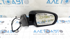 Right side mirror assembly for Jeep Compass 17-25, 3+4 pins, heated, BSM, black, sand