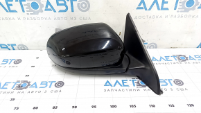 Right side mirror assembly for Jeep Compass 17-25, 3+4 pins, heated, BSM, black, sand