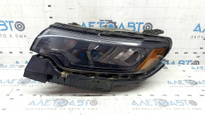 Jeep Compass 22-25 halogen + LED headlight assembly with mounting bracket, sand, scratches