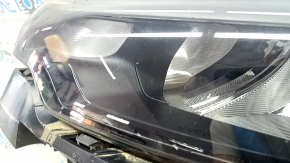 Jeep Compass 22-25 halogen + LED headlight assembly with mounting bracket, sand, scratches