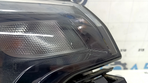 Jeep Compass 22-25mm halogen + LED headlight assembly with mounting bracket, sand