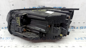Jeep Compass 22-25mm halogen + LED headlight assembly with mounting bracket, sand