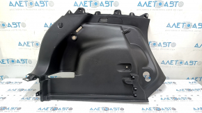 Lower left arch trim for Jeep Compass 17-25, black, type 1, no pocket, scratches, broken guide