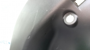 Lower left arch trim for Jeep Compass 17-25, black, type 1, no pocket, scratches, broken guide