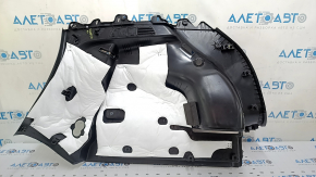 Lower left arch trim for Jeep Compass 17-25, black, type 1, no pocket, scratches, broken guide