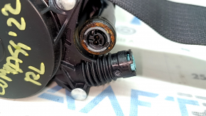 Jeep Compass 19-25 black driver's seat belt with tensioner