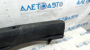 Audi A6 C7 12-18 trunk opening trim, black, scratches, broken fastener, needs dry cleaning