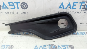 Left bumper grille for Jeep Compass 22-25, halogen fog light structure, sand