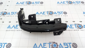 Left lower front panel trim for Jeep Compass 22-25, graphite with gloss black