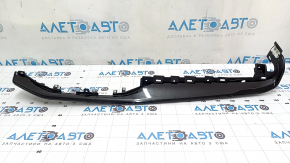 Right lower front panel trim for Jeep Compass 22-25, graphite with black gloss, scratches