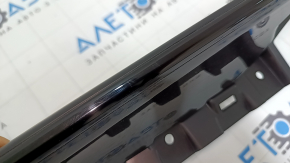 Right lower front panel trim for Jeep Compass 22-25, graphite with black gloss, scratches