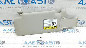Right visor for Mazda CX-5 17-24, gray, with backlight, without hook, for cleaning
