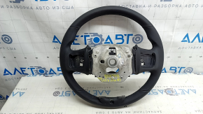 Jeep Compass 23-25 black leather steering wheel without pads, traces of a cover