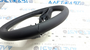 Jeep Compass 23-25 black leather steering wheel without pads, traces of a cover