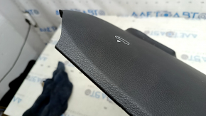 Driver's knee pad for a Jeep Compass 22-25, black, needs cleaning, scratches