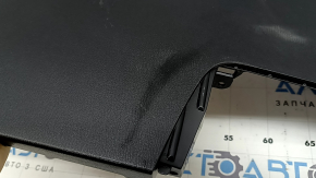Left center console trim for Mazda CX-5 17-25, black, without frame and armrest, scratches, worn, broken mount
